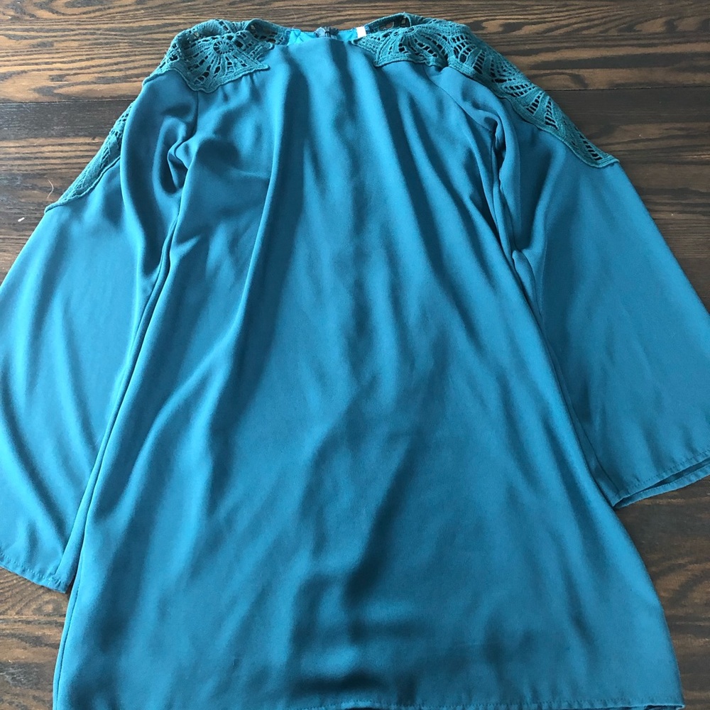 Turquoise dress